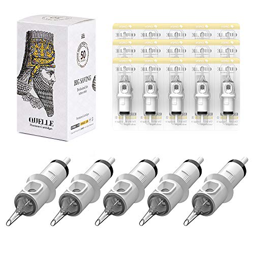 HAWINK 5RL Tattoo Needles Cartridge #10 Bugpin 5 Round Liner X-Taper 50PCS - Model EN05S-50-1005RL