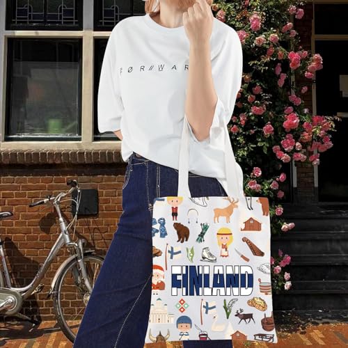 Finland Travel Tote Bag - Perfect Gift for Finland Enthusiasts