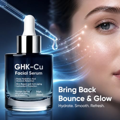 GHK-Cu Copper Peptide Serum 1 Fl Oz - Daily Firming Hydration