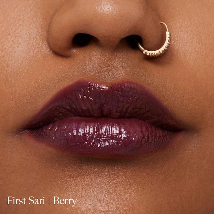 Lassi Lips Staining Lip Oil - Long-Lasting Berry Color with Mango Seed Oil & Vitamin E | 0.14 oz