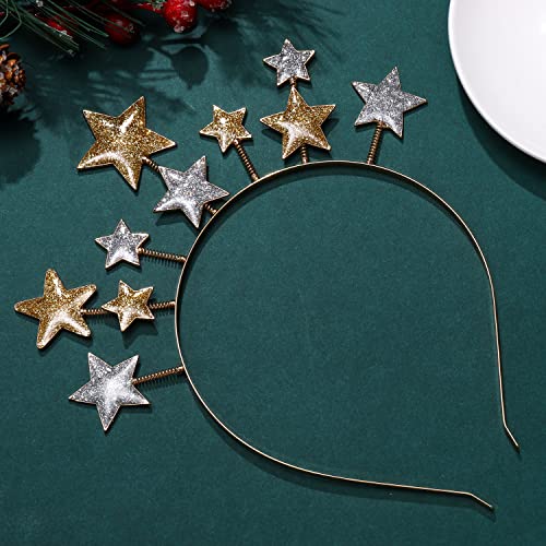 New Year Eve Headband A - Glitter Star Hair Accessory for Women & Girls