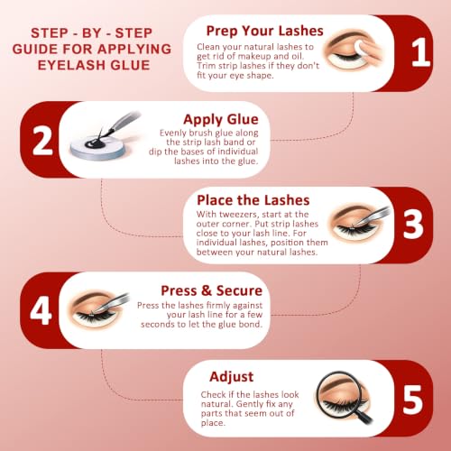 House West Lash Glue for Track & Cluster Lashes - 1 oz Quick-Dry Adhesive