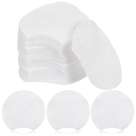 PartyKindom 600pcs Organic Cotton Facial Sponge Makeup Cleaning Pad Thick Face Skincare Wipe Non Woven Fabric Cosmetic Remover Round White 2.28 Inches Exfoliate Tool Beauty Spa Wash Cloth Accessories