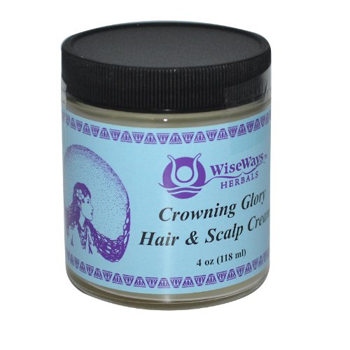 Crowning Glory Herbal Hair Cream 4oz - Moisturizing & Revitalizing Treatment