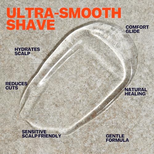 Men's Clear Shave Gel with Aloe Vera - Sensitive Skin, Hydrating, Travel Size