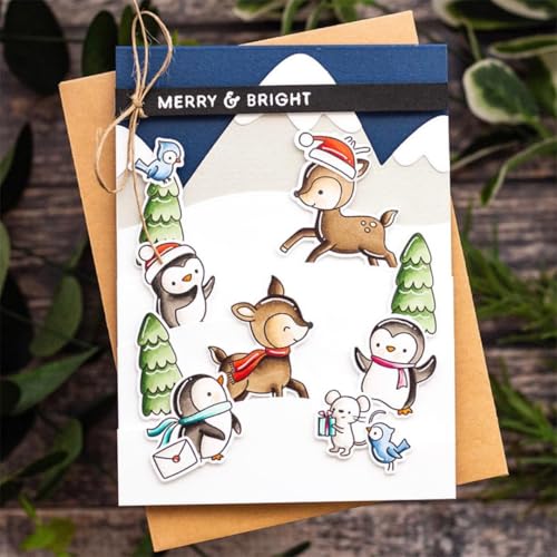 Winter Die-Cut Stamps & Metal Dies for Scrapbooking - FAWENUCY