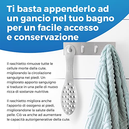 Stainless Steel Foot File - Double-Sided Callus Remover, 1 Count