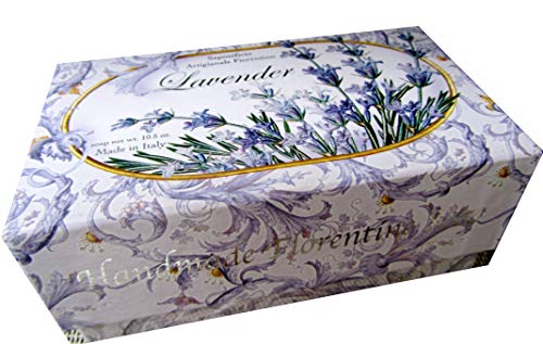 Lavender Italian Vegetable Soap - 10.5 oz Natural Hydrating Bar by Saponificio Fiorentino