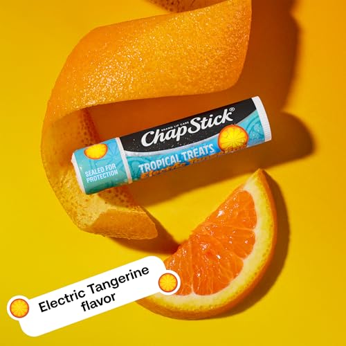 ChapStick Tropical Treats Lip Balm Collection, 6-Pack Moisturizing Set