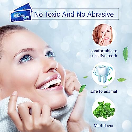 Teeth Whitening Strips - 28 Pcs for Sensitive Teeth - 14 Treatments