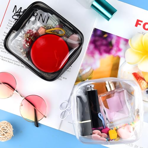TSA Approved Small Clear Travel Toiletry Bag - 2 Pack