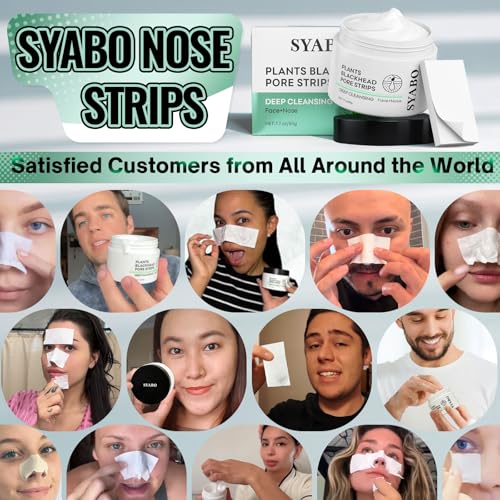 Blackhead Remover Peel Off Mask Set with Pore Strips - Easy 2-Step Acne Treatment