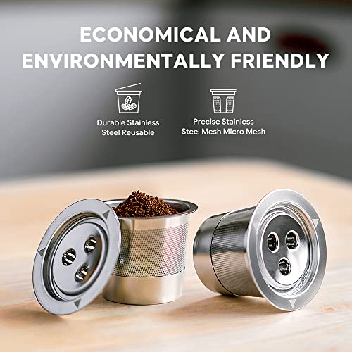 Reusable Stainless Steel Ninja K Cup Pods for Dual Brew Machines