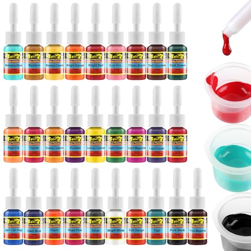 Solong 28-Color Professional Tattoo Ink Set - 5ml Vibrant Pigment Kit