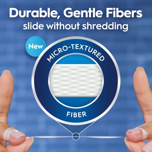 Oral-B Glide Deep Clean Dental Floss, Cool Mint, 3 Pack (131.2 YD Total) - Shred-Resistant Smooth Dental Tape for Tight Spaces