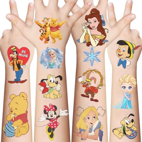 XYLL 10 Sheets Kids Temporary Tattoos – Waterproof Children’s Party Stickers