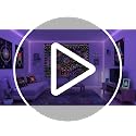 Glow in the Dark Sun and Moon Tapestry - UV Reactive Bohemian Wall Hanging 48'' x 36''