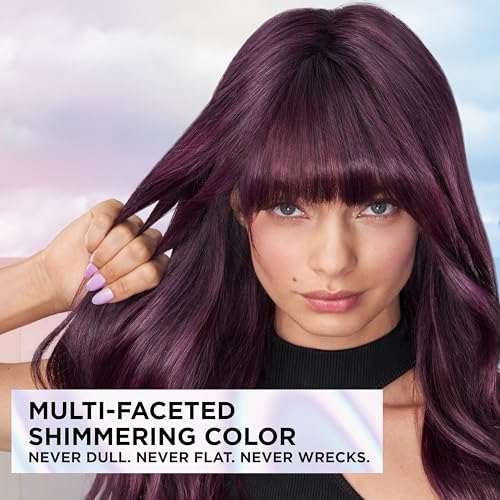 L'Oreal Paris Feria V28 Midnight Violet Hair Color with 3X Highlights