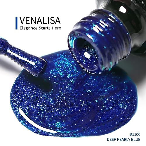 VENALISA Royal Blue Gel Nail Polish - 12ml Long-Lasting UV Polish