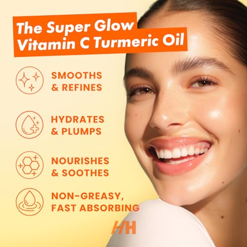 Handmade Heroes Vitamin C & Turmeric Face Oil - Vegan Brightening Serum