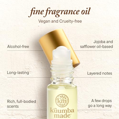 Kuumba Made Wind Dancer Fragrance Oil Roll-On 0.15 Fl Oz - Light Floral, Alcohol-Free