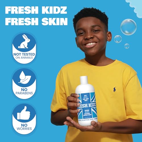 Fresh Kidz Boys Personal Care Set: Gentle Body Wash & Deodorant Duo