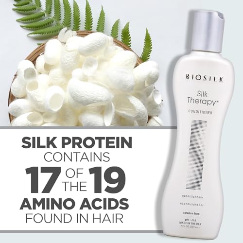 BioSilk Silk Therapy Conditioner Citrus 7 Oz Moisturizing Hair Care