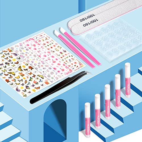 TsMADDTs 720pcs Press On Nails Kit - Almond Shape, 24 Colors