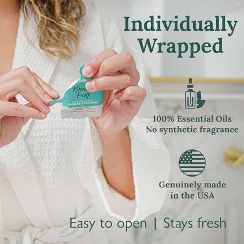 GILDEN TREE Shower Steamers Variety Pack with 3 Aromatherapy Scents - Sinus Relief & Relaxation, Made in USA