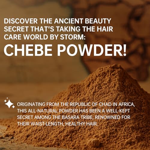 Organic Chebe Powder for Hair Growth - 100g Hair Treatment