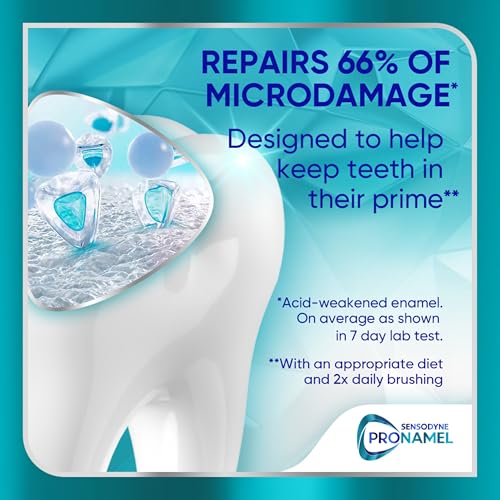 Sensodyne Pronamel Clinical Enamel Strength Deep Clean Toothpaste, 2.3 oz (2 Pack)