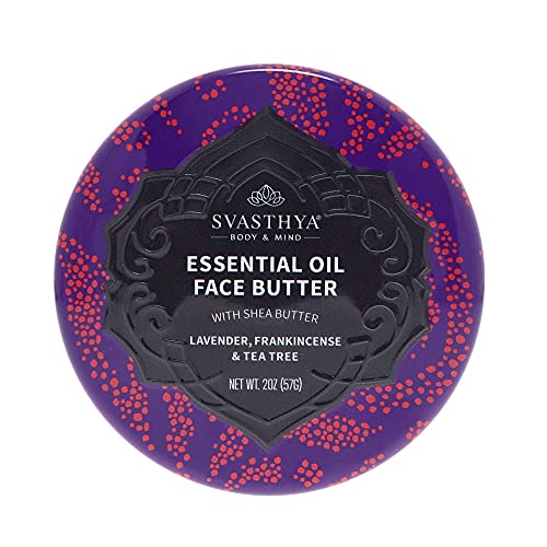Svasthya Body & Mind Essential Oil Face Butter - Natural Shea & Argan, 2 oz