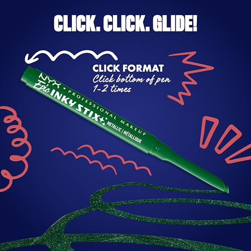 NYX PROFESSIONAL MAKEUP Epic Inky Stix Eyeliner Electric Emerald Metallic - Waterproof, 24HR