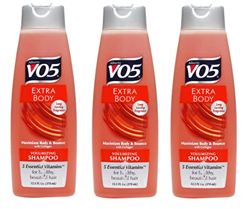 VO5 Extra Body Volumizing Shampoo Pack of 3 12.5oz - Adds Fullness & Nourishes Hair