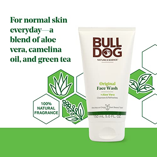 Bulldog Original Face Wash for Men, 5 Fl Oz (Pack of 2)