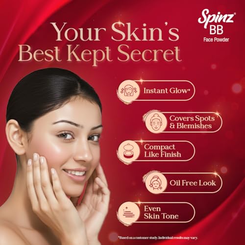 Spinz BB Talc - Instant Glow for Spots & Blemishes, 100g
