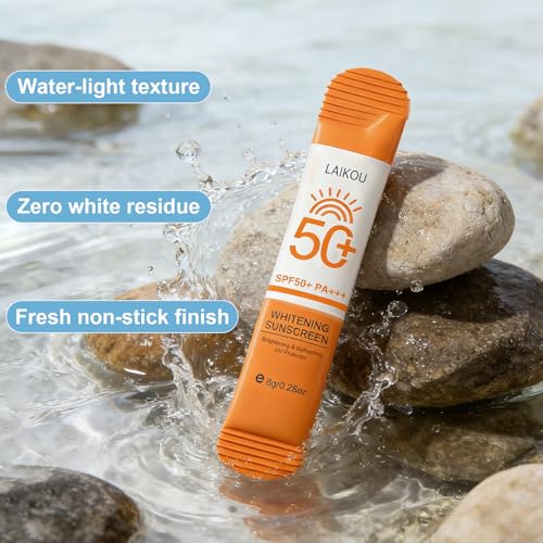 Okerker SPF 50+ Travel Sunscreen Packets - 20 Pack Mini Sunscreen for Face