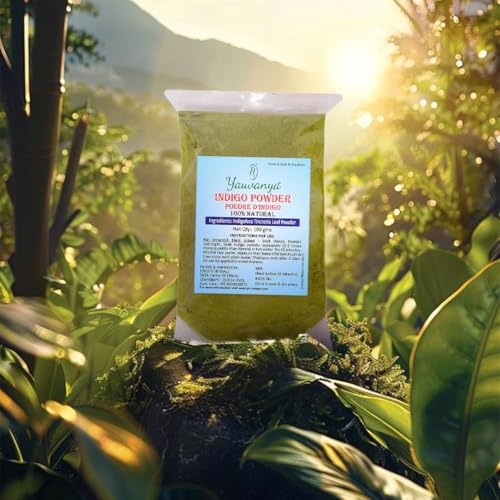 100% Natural Indigo Powder for Hair Color - 300g (Vegan, Chemical-Free)
