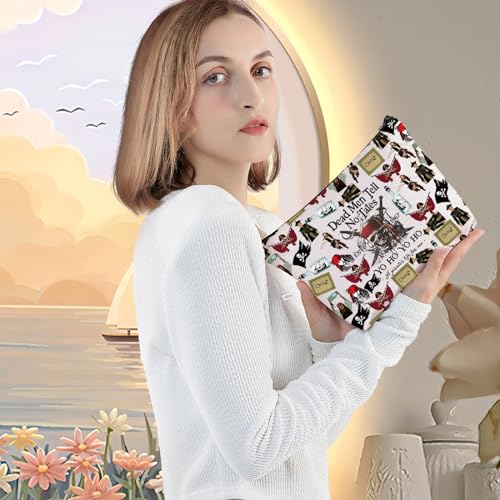 Dead Men Bag - Jack Sparrow Cosmetic Makeup Bag for Pirate Lovers