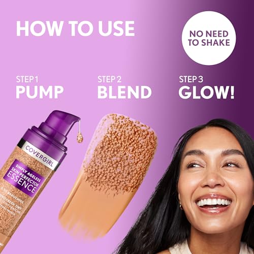 Covergirl Simply Ageless Skin Perfector Essence Foundation 70 Rich – 1 Fl Oz