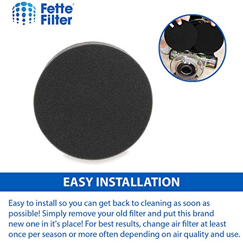 Fette Filter Vacuum Filter for Bissell 1608225 & Eureka DCF-26 (4-Pack)