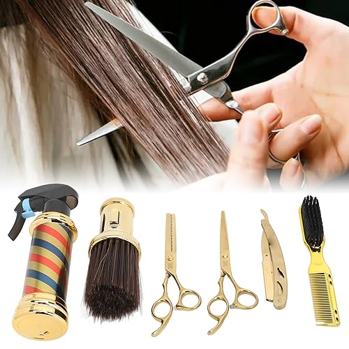 Professional Hair Cutting Scissors Set with Thinning Scissors & Accessories