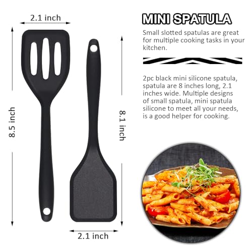 Eolilim Mini Silicone Spatula Set - 5PCS Kitchen Utensils