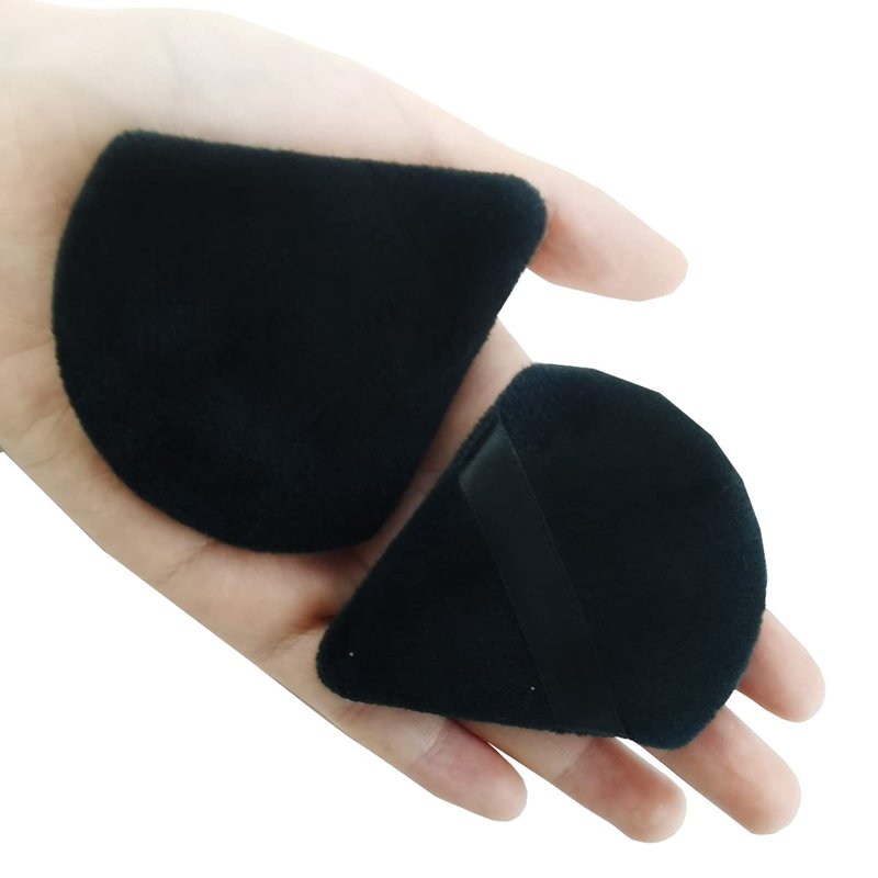 30PCS Powder Puff Makeup Sponges - Soft Triangle Velour Puffs for Loose & Mineral Powder | Exquisite Beauty Tools
