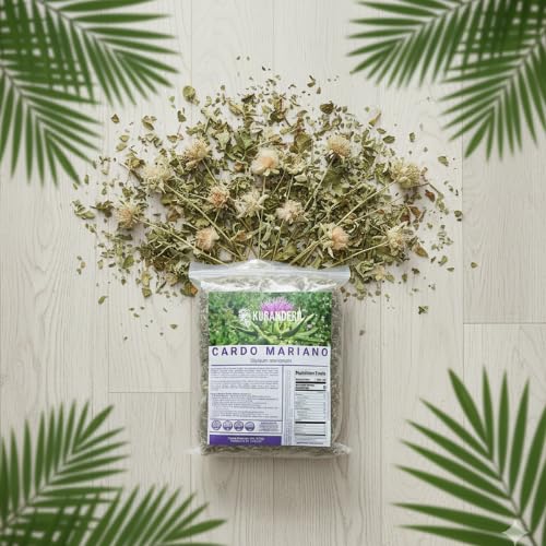 Kurandero Milk Thistle Herbal Tea - 4oz Loose Leaf, Caffeine-Free
