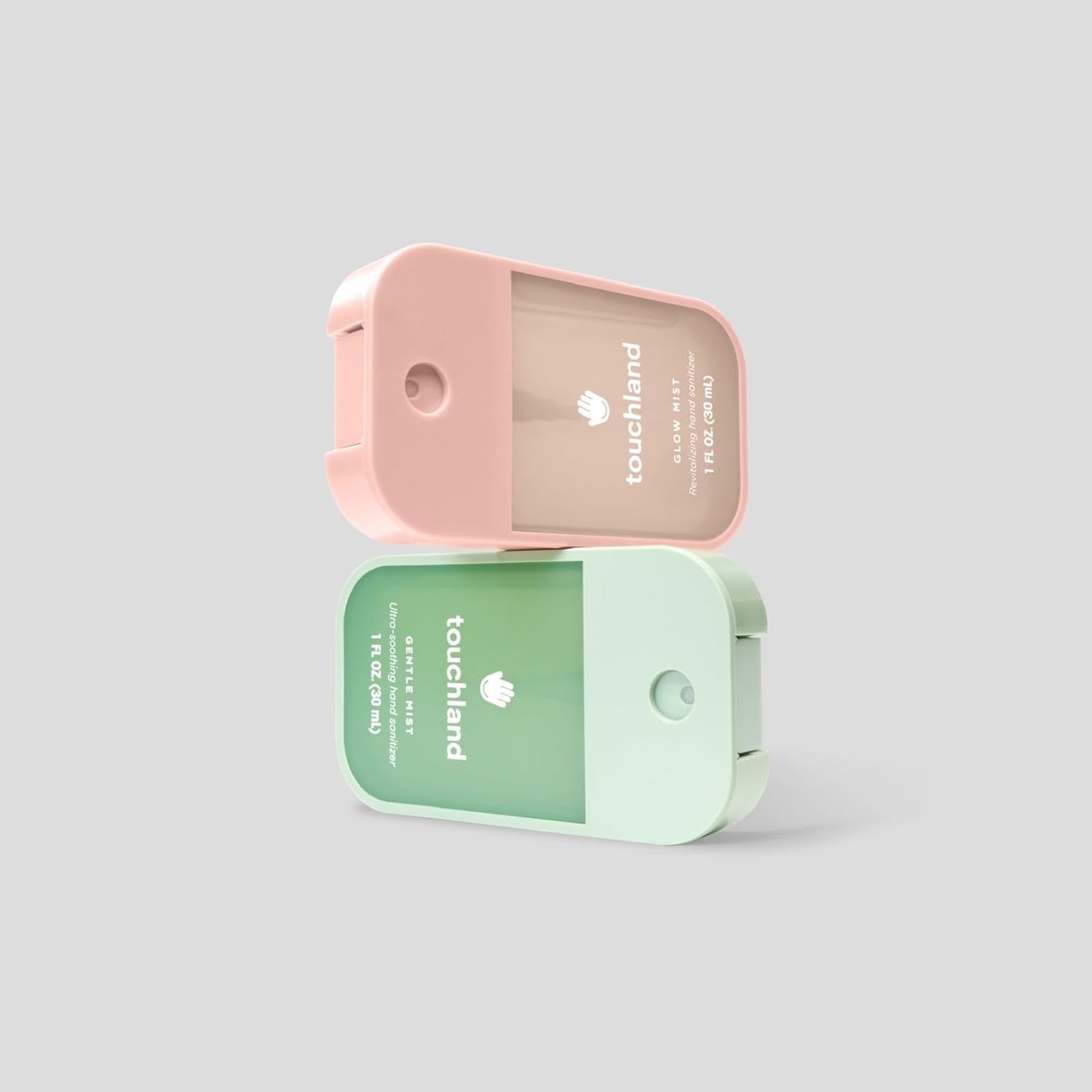 Touchland Hand Sanitizer Spray Set - Glow & Gentle Formula | Travel Size