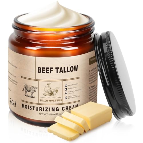 Whipped Beef Tallow Balm for Face & Body Moisturizer - 4 Fl oz
