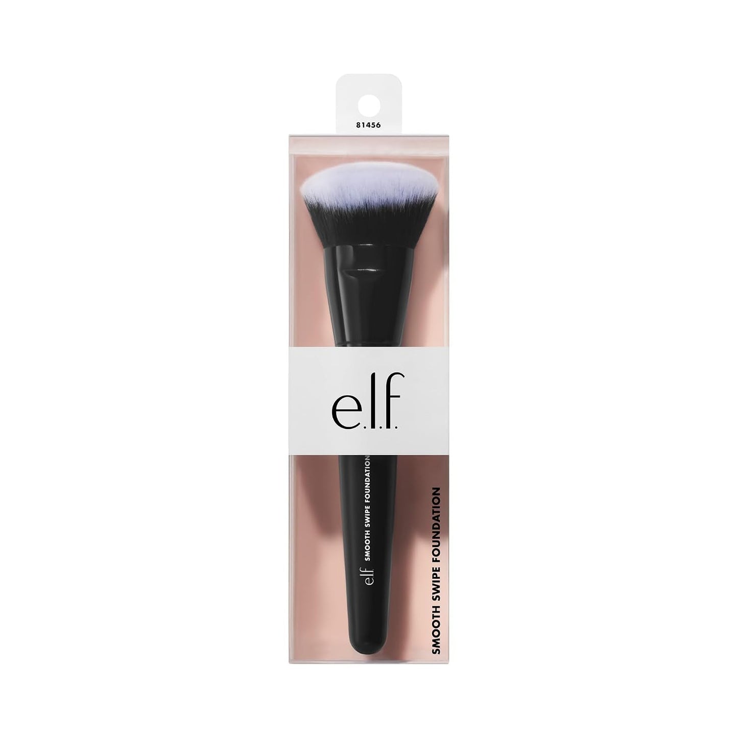 e.l.f. Smooth Swipe Foundation Brush - Natural Finish Makeup Brush for Liquid & Cream Formulas | Vegan & Cruelty-Free