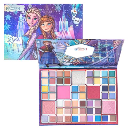 Disney Frozen 55-Well Face Palette with 50 Eyeshadows & Blush