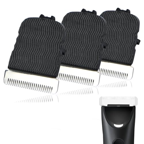 Pack of 3 Replacement Blade Heads for Series 2.0 3.0 4.0 Trimmers with Skin Guard